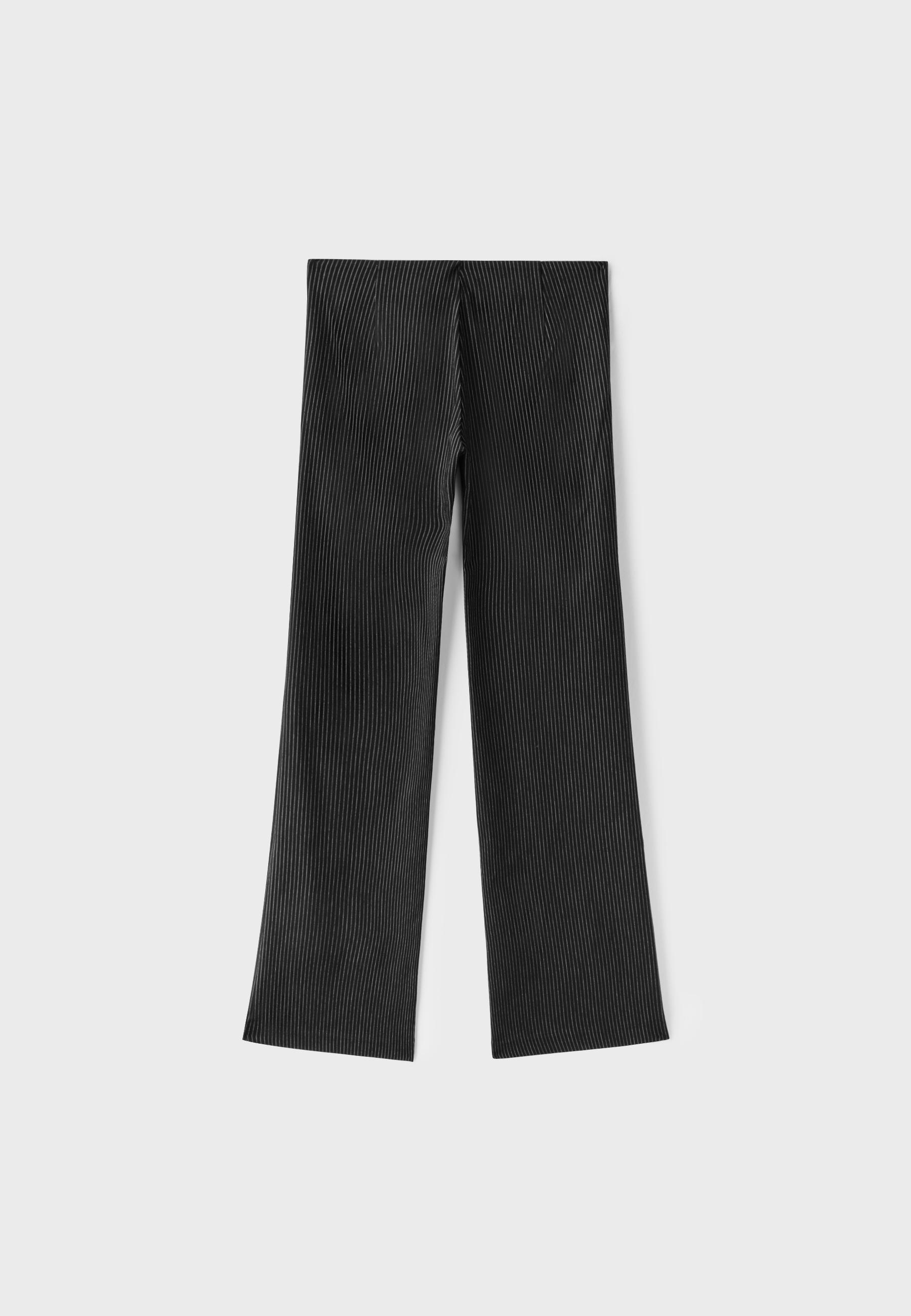 Bengaline bell bottom trousers — Black