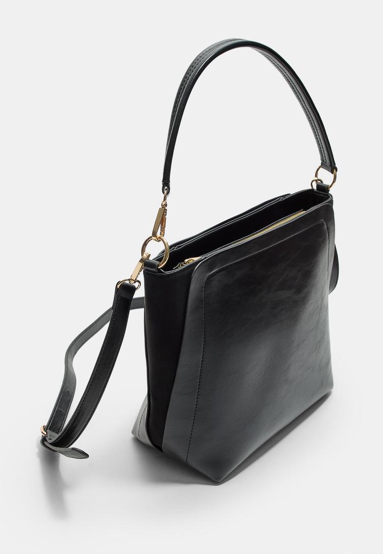 bolso bandolera bucket