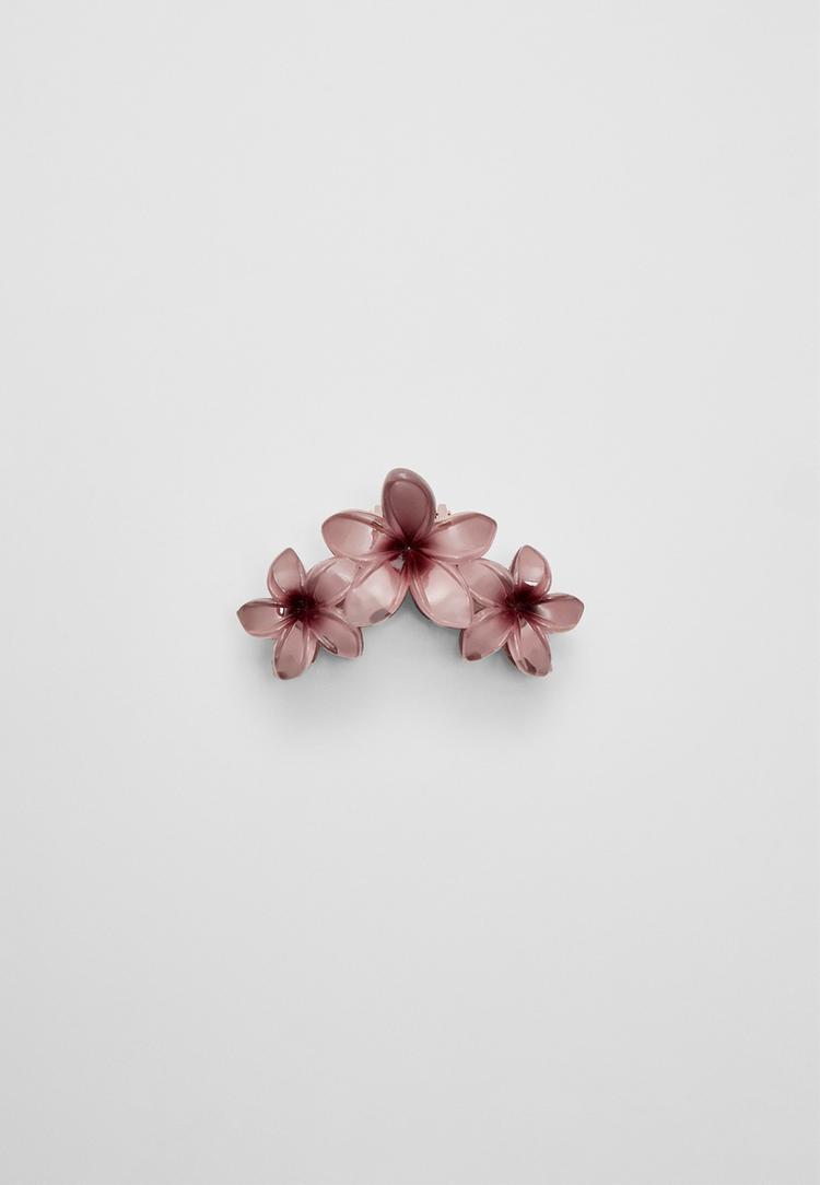 pinza de pelo flores