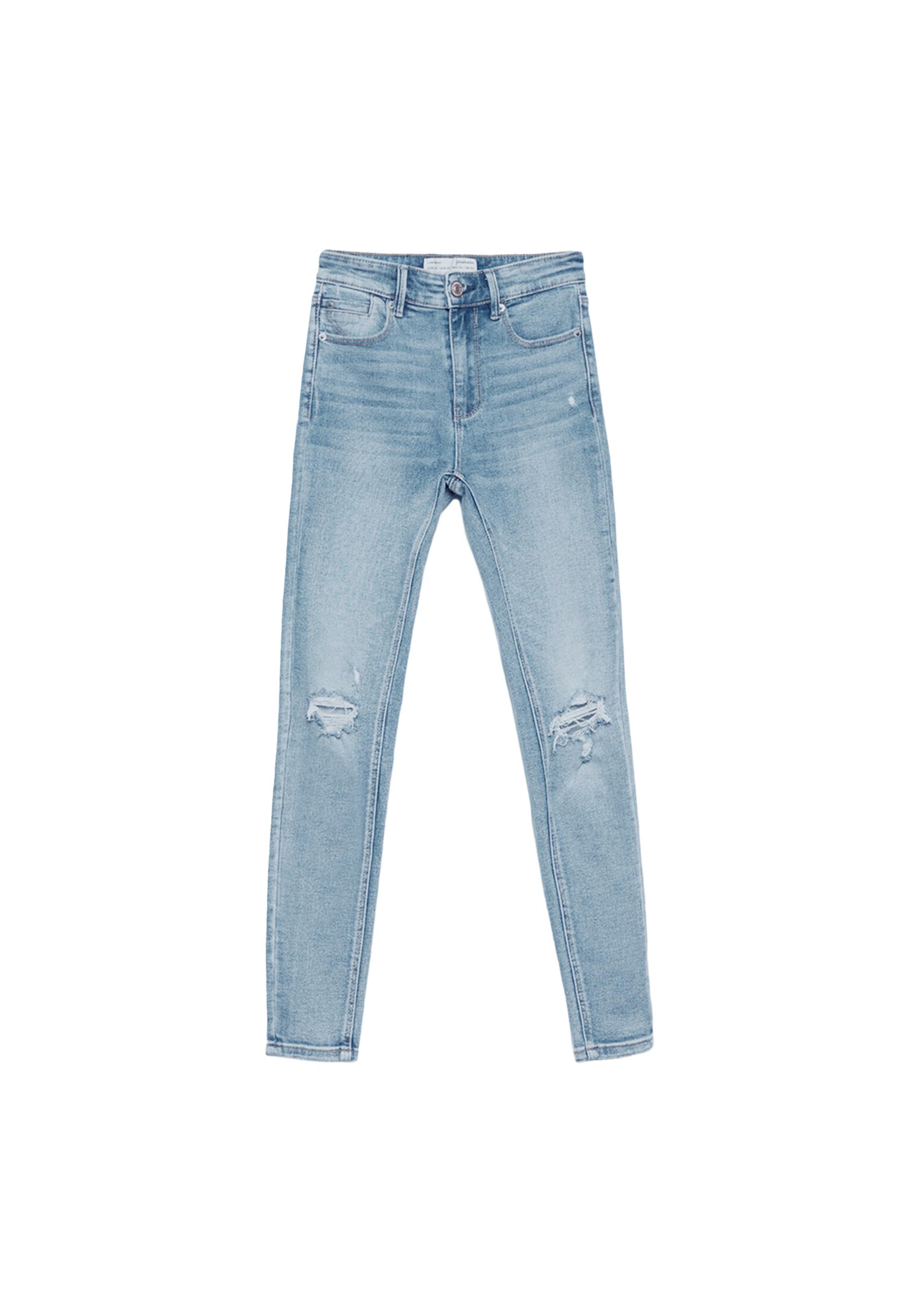 1420 low-waist skinny jeans — LIGHT BLEACH