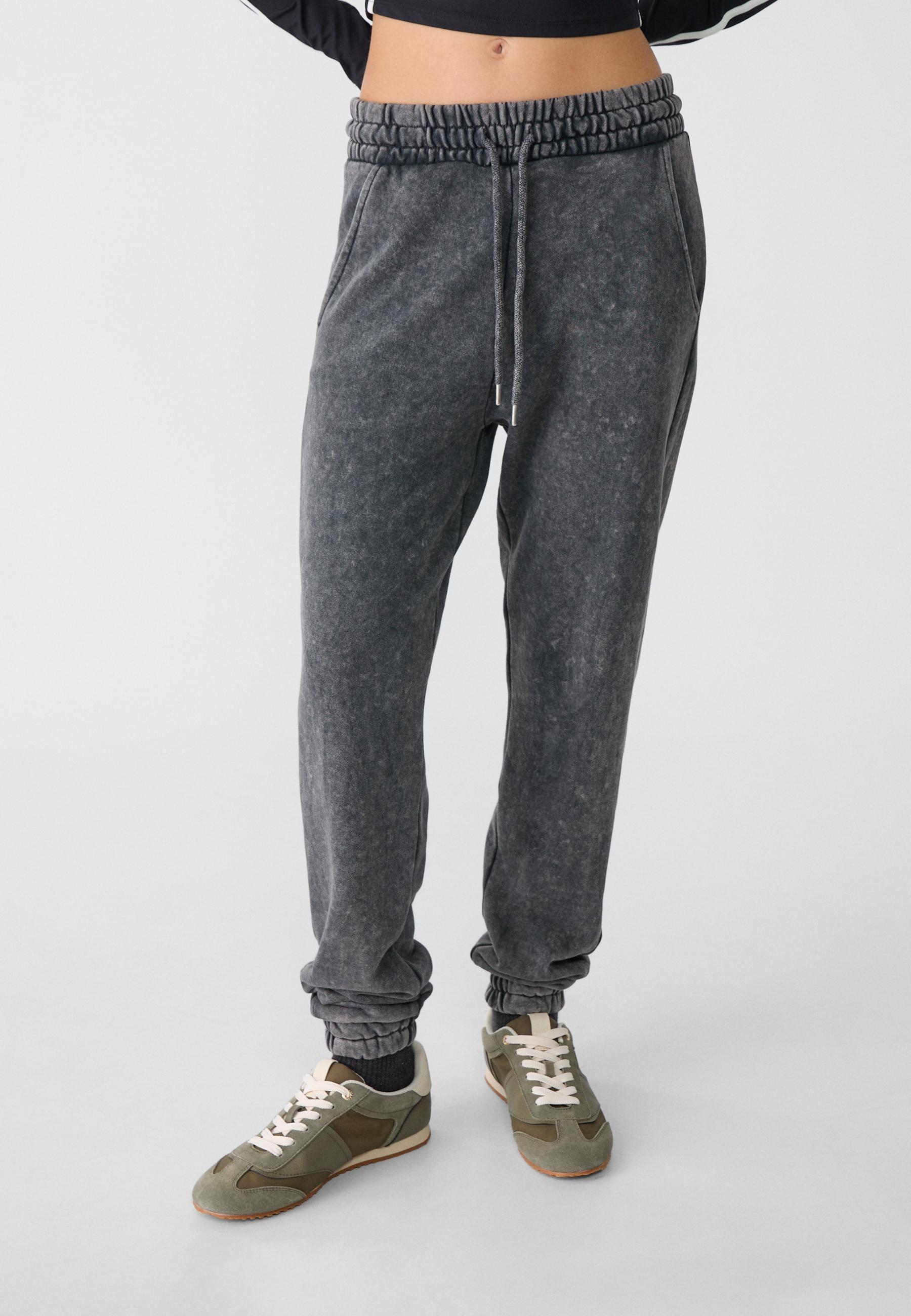 Stradivarius jogger in grey sale