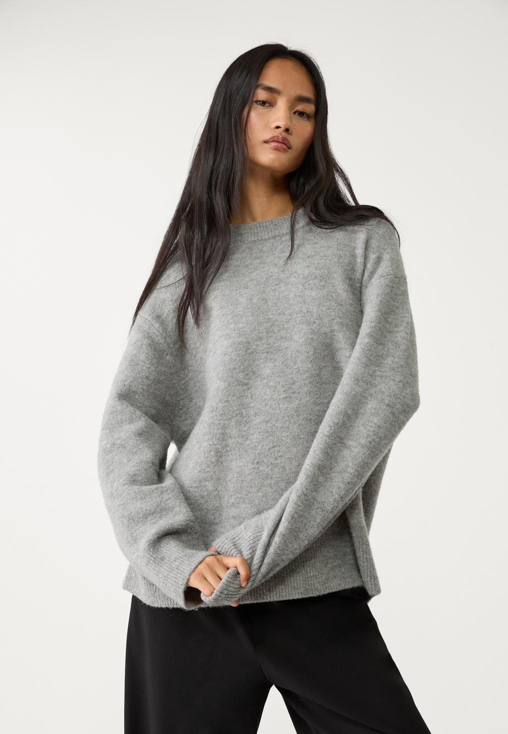 Soft-touch knit sweater