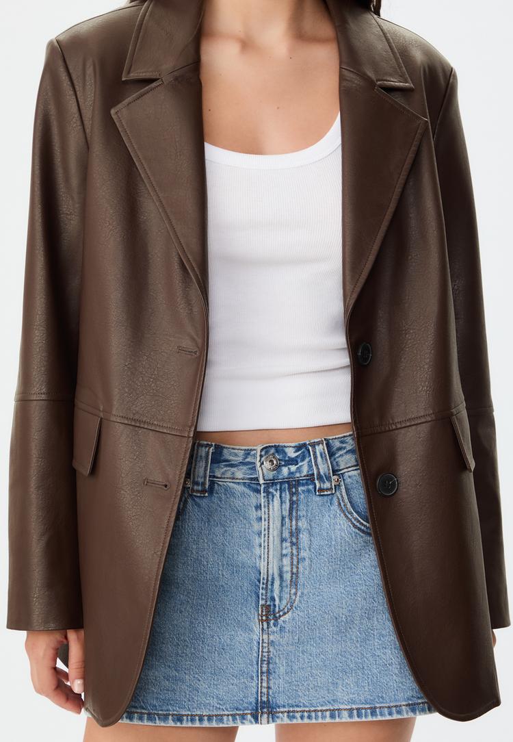 suni deri blazer