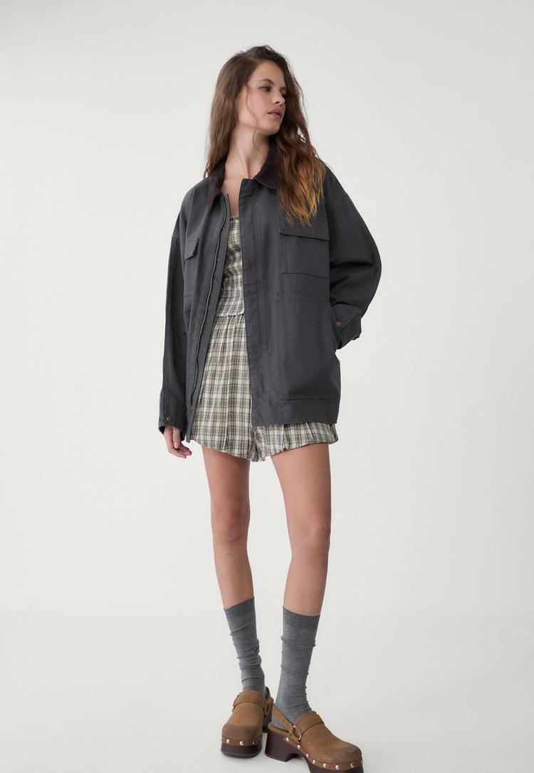 shorts globo cuadros