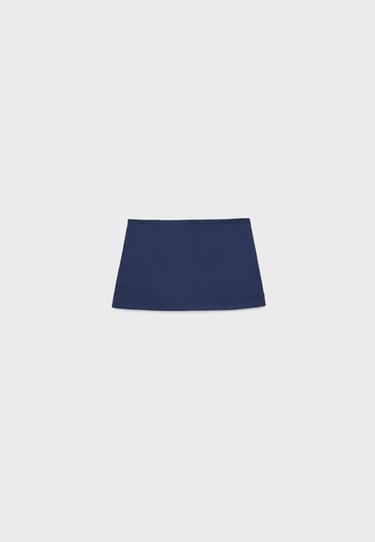 Basic knit skort — Dark blue 7