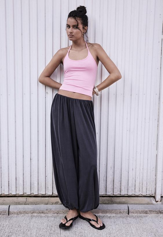 top halter in maglia