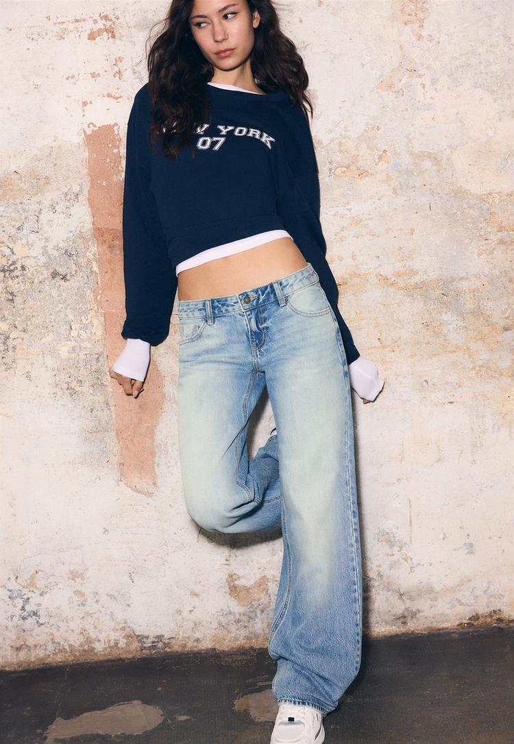 dusuk bel straight fit jean