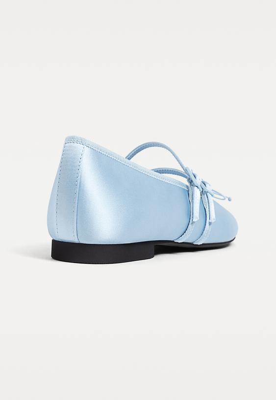 bailarinas satinadas lazo