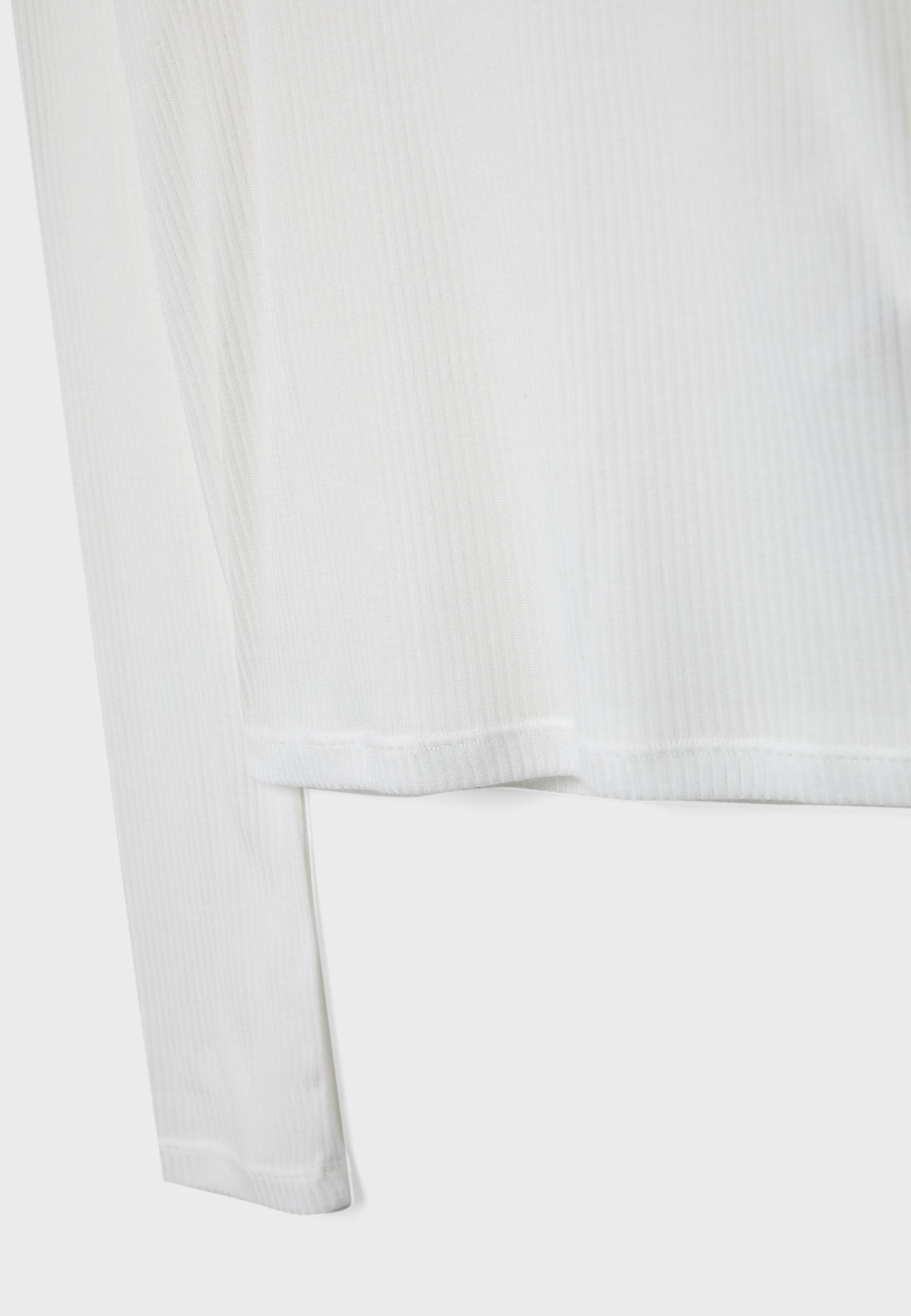 Double-layer T-shirt — Ecru