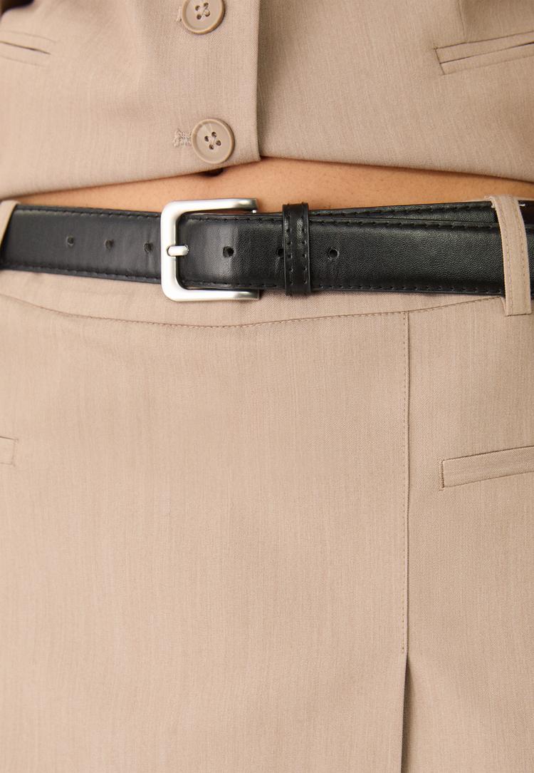 falda pantalon cruzada cinturon