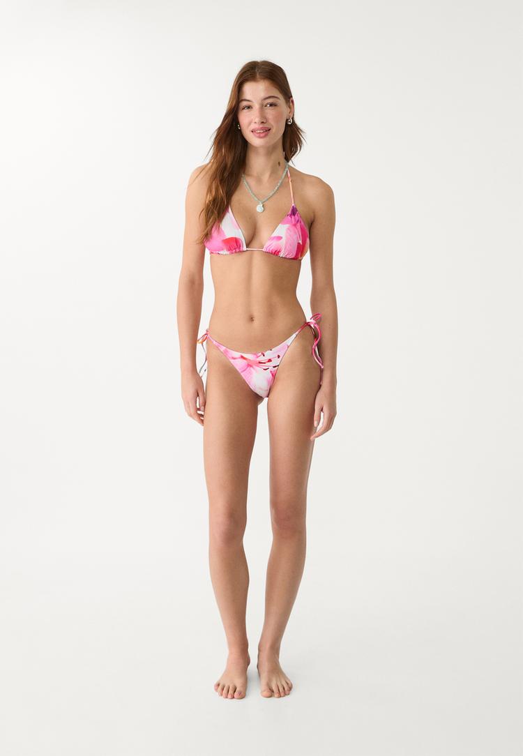 braguita bikini brasilena flor
