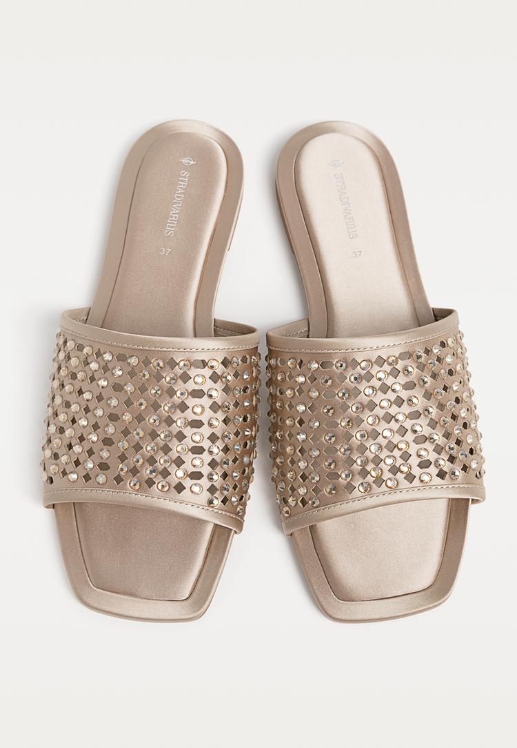 sandalias brillos