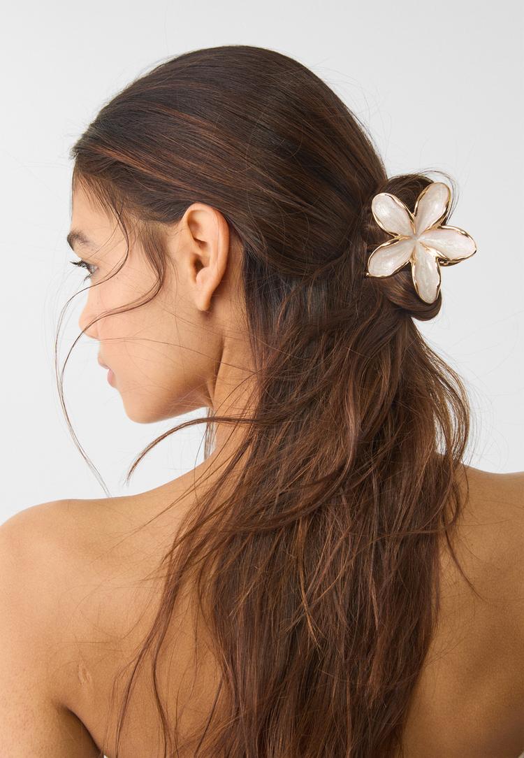 set 3 pinzas flor