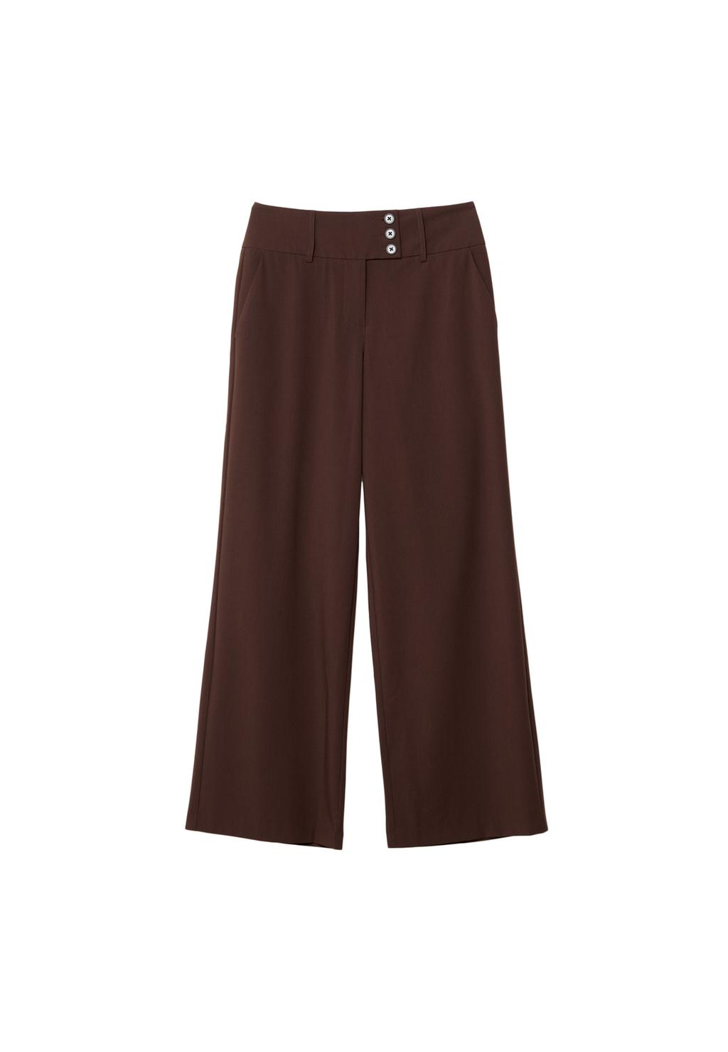 Smart trousers with wide waistband