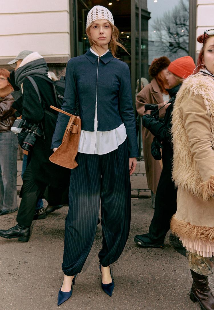 pantalon balloon de ville