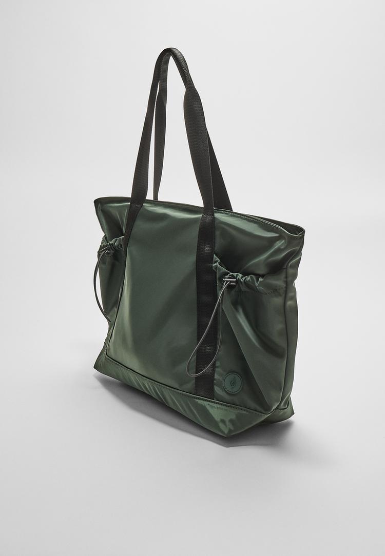 bolso shopper tejido