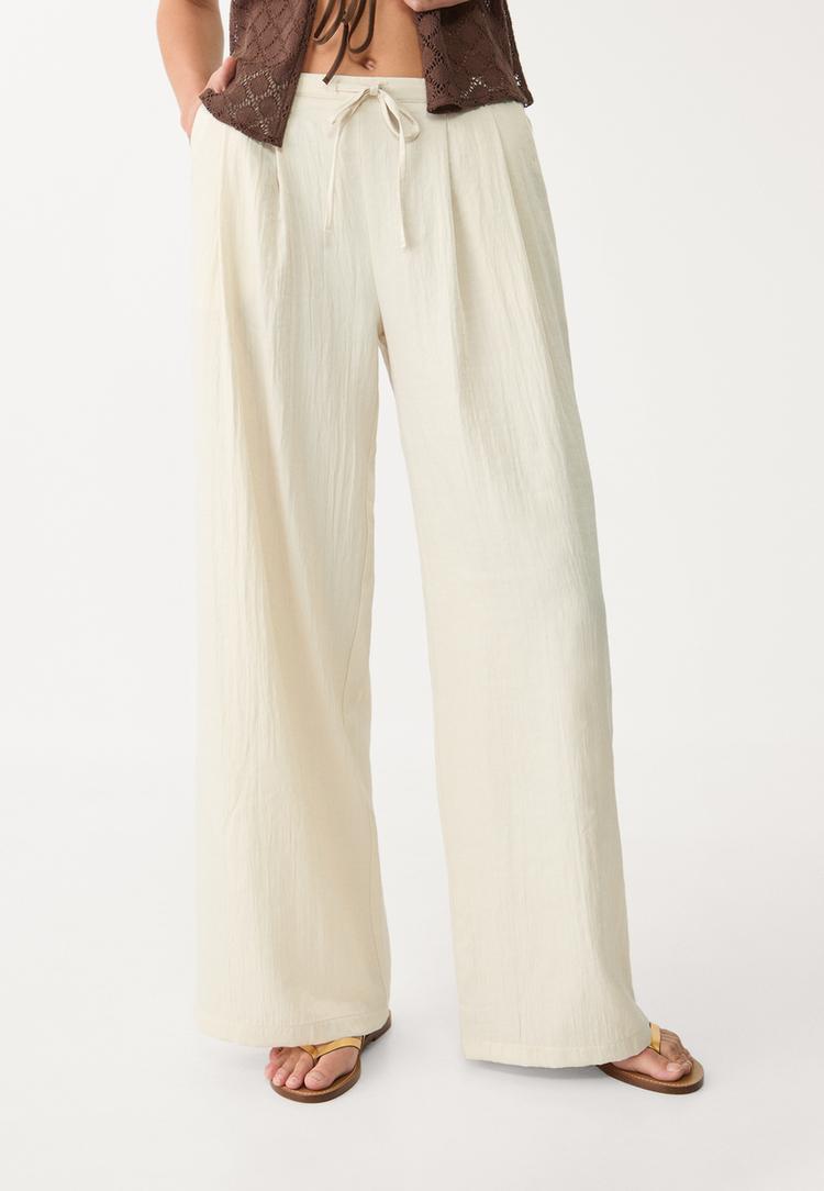 pantalon cordon textura