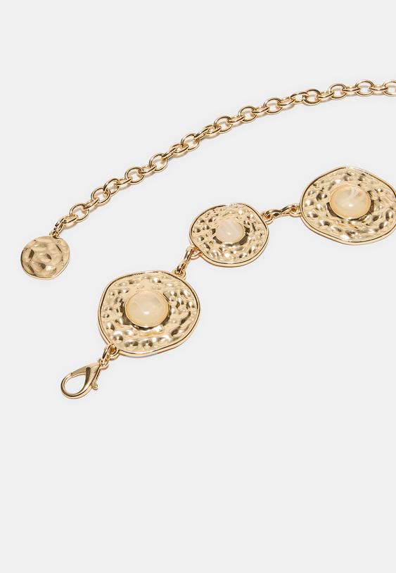 cintura metallica bicolore