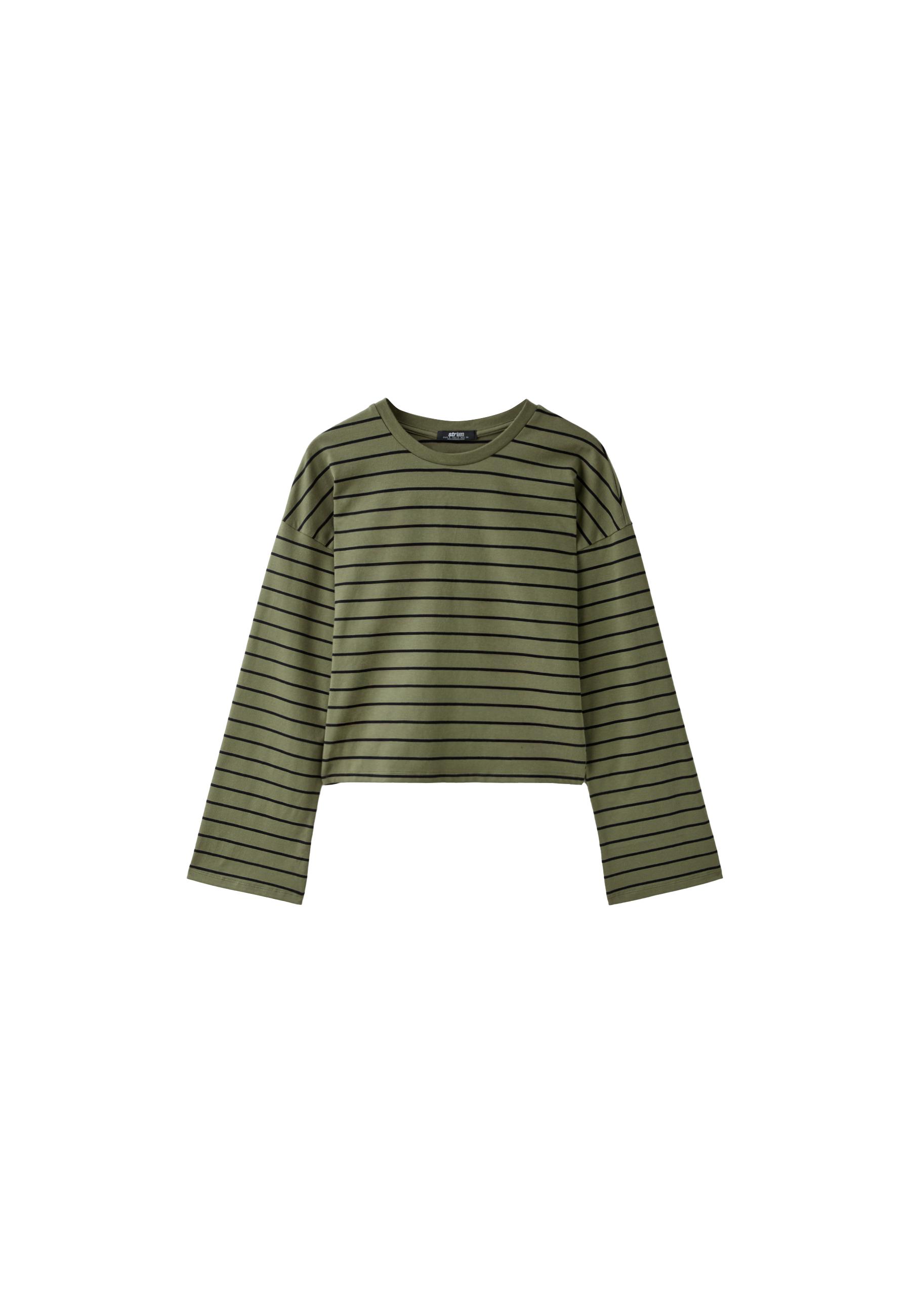 Kimono sleeve T-shirt — Khaki