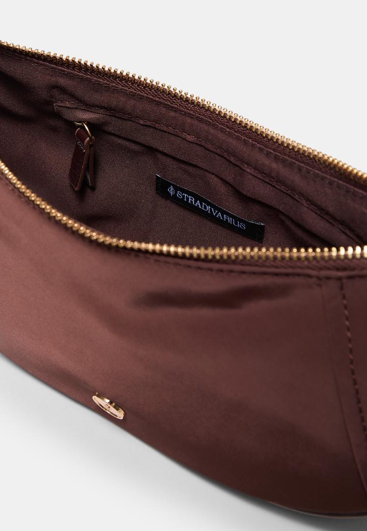  Stradivarius Τσάντα Χιαστί Φεγγάρι Νάιλον 0-411 Os - 3