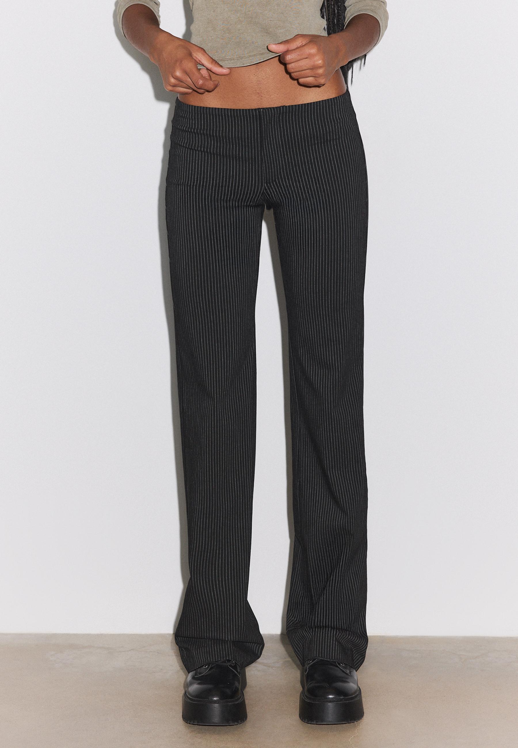 Bengaline bell bottom trousers — Black