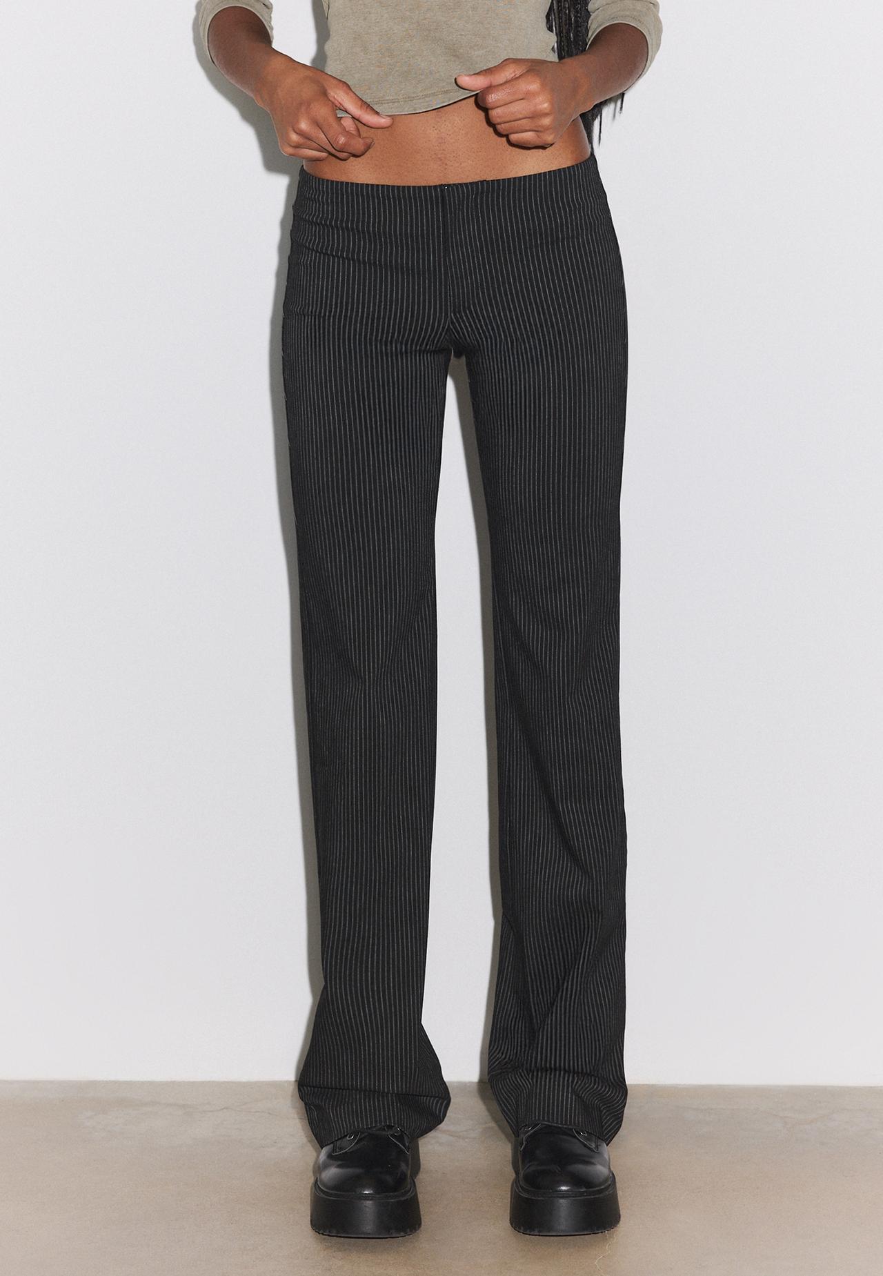 Bengaline bell bottom trousers — Black