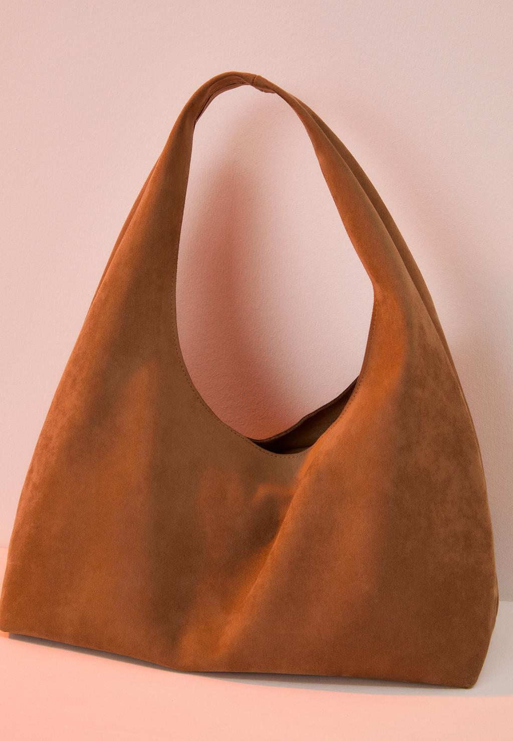 Bolso de hombro efecto ante