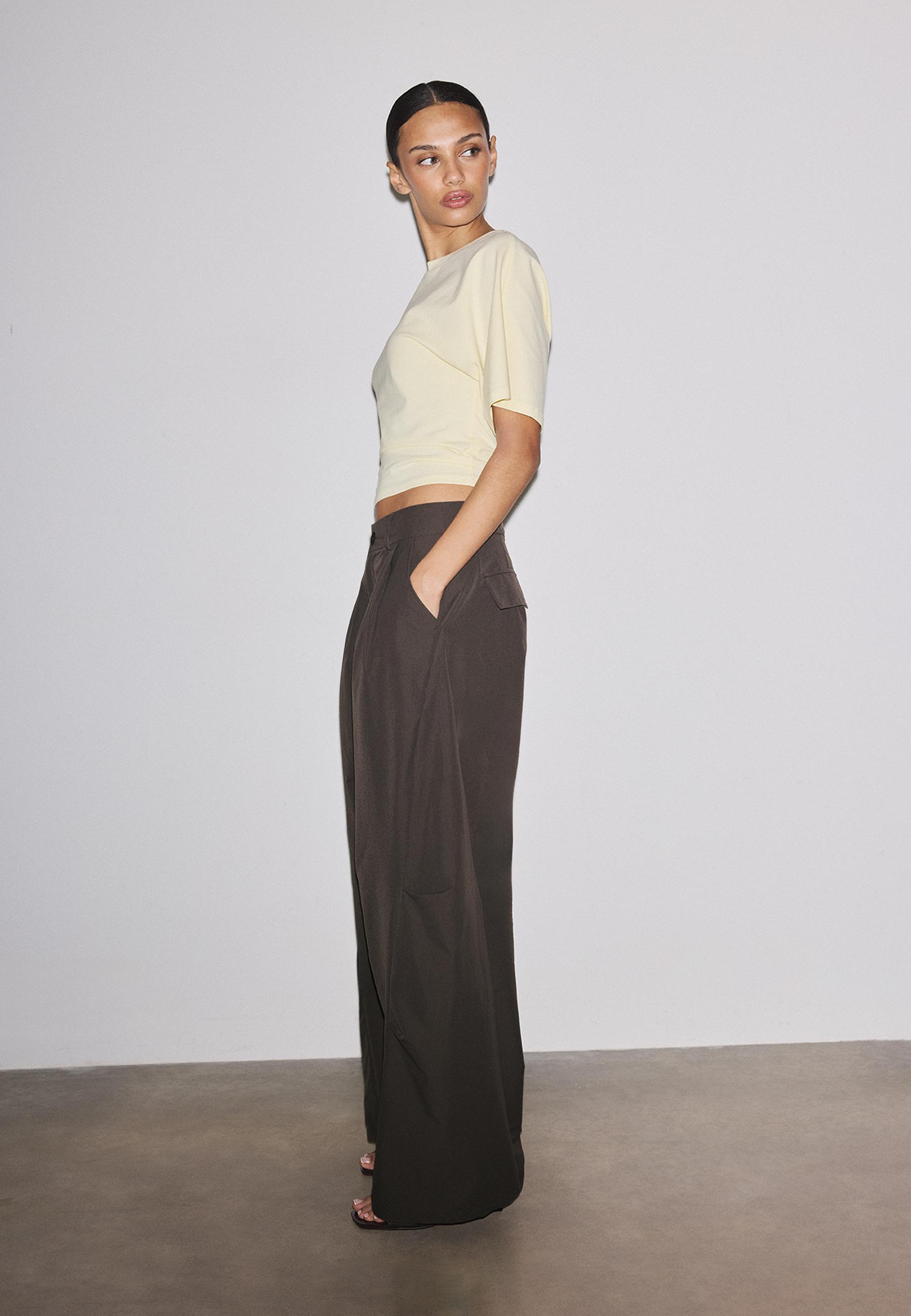 Barrel kumaş pantolon - Görsel 2