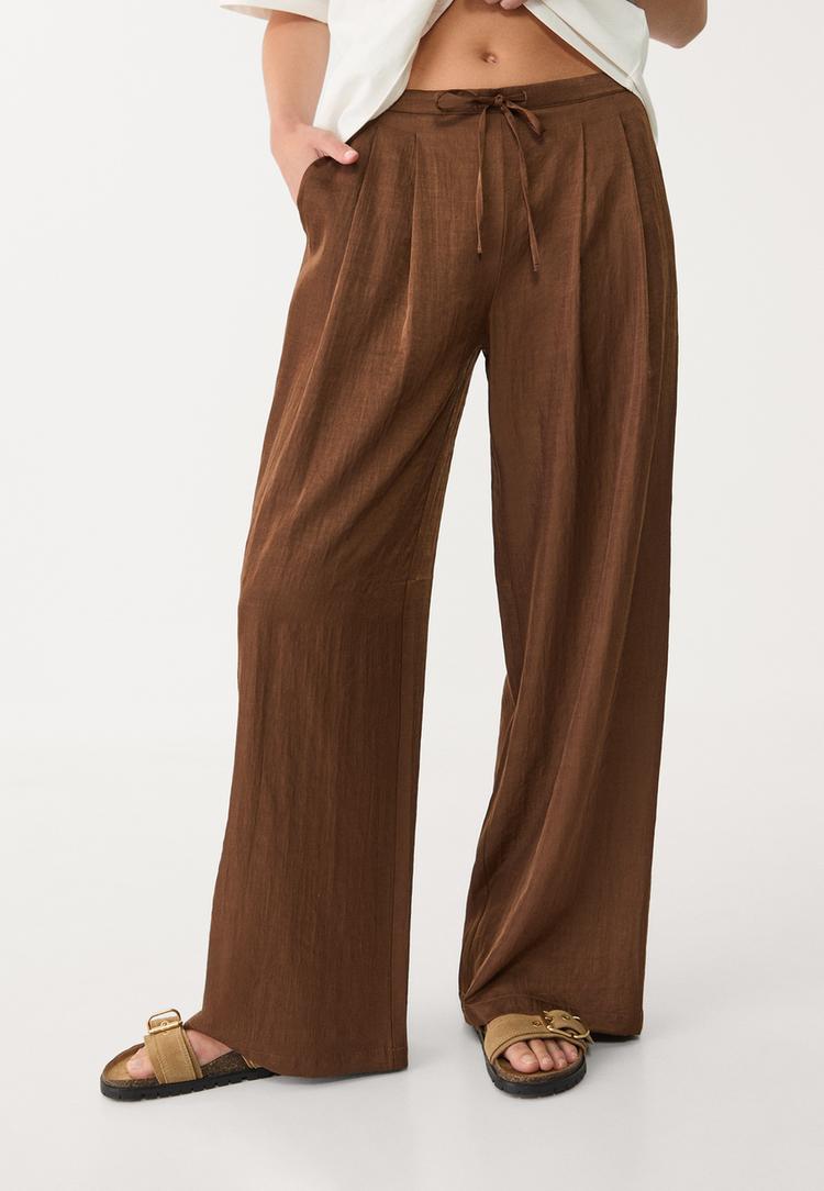 pantalon cordon texture