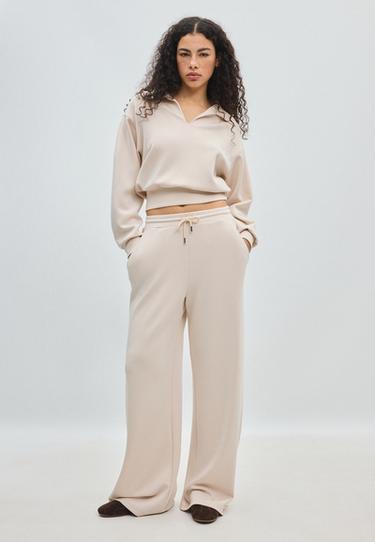 Soft-touch sweatshirt — Stone 2