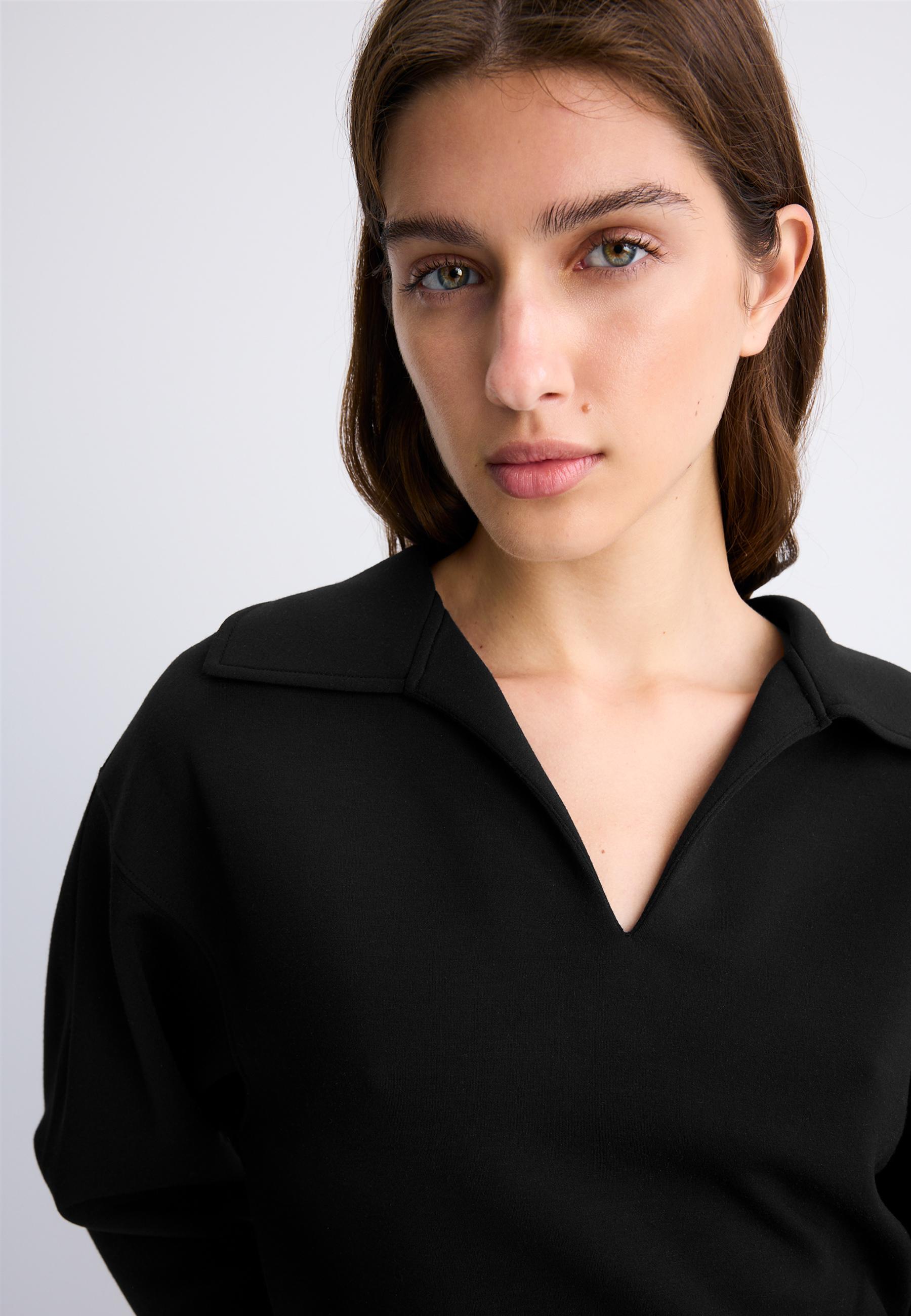 Soft-touch sweatshirt — Black