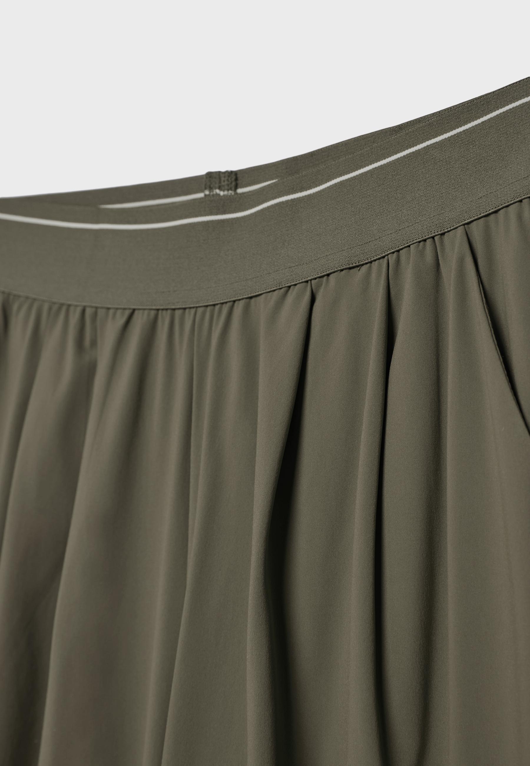 Elasticated waist palazzo joggers — Brown