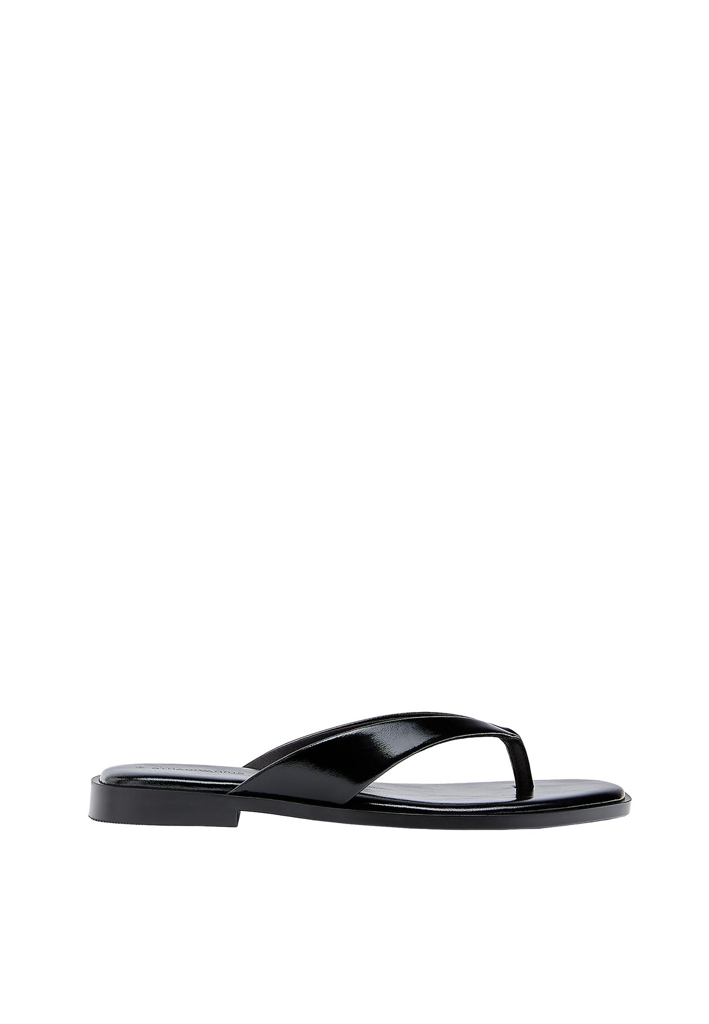 Parmak arası düz sandalet - Görsel 6