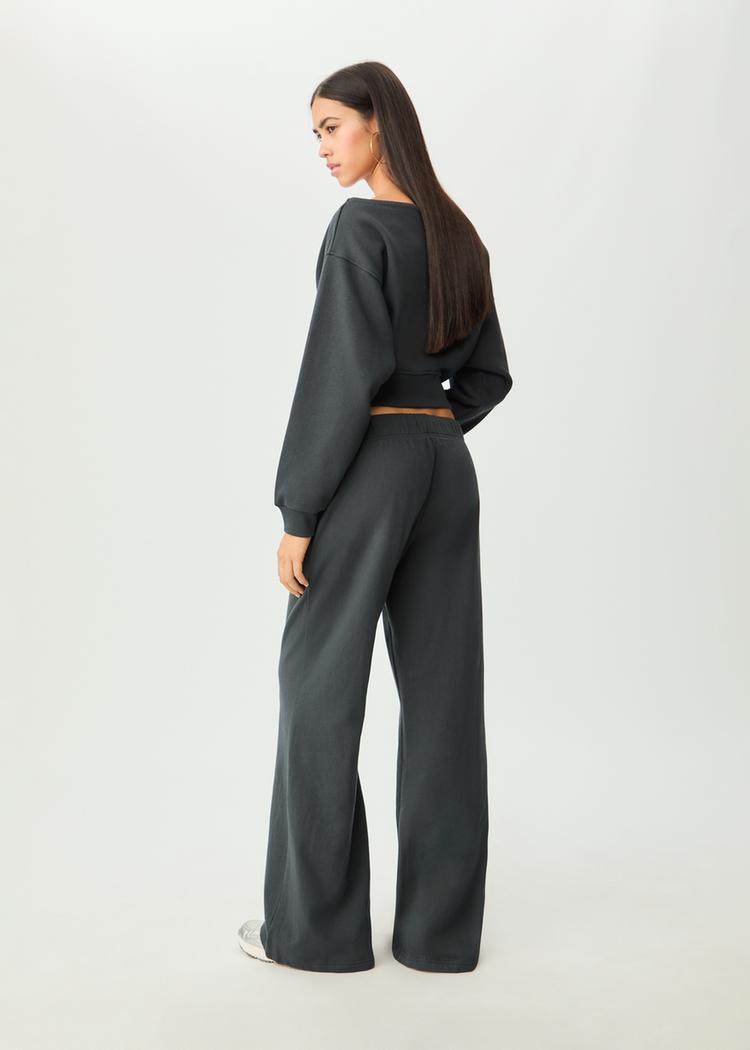 pantalon flare relaxed cordones