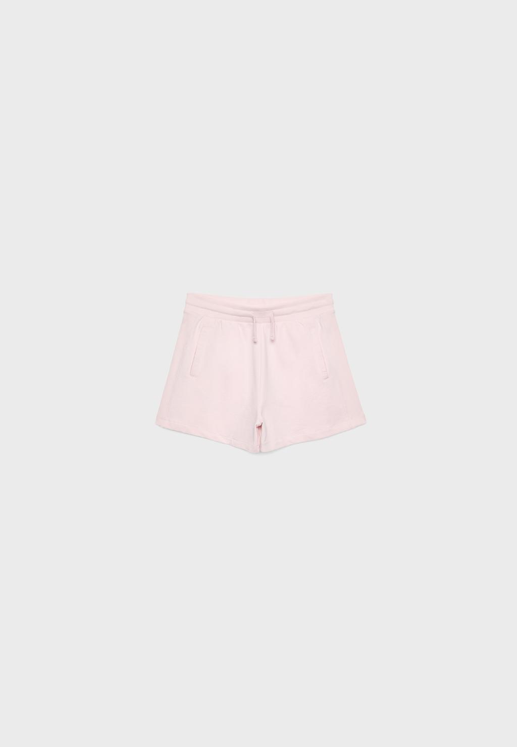 Shorts felpa cordones