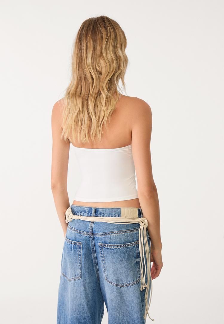 top bandeau poliamida