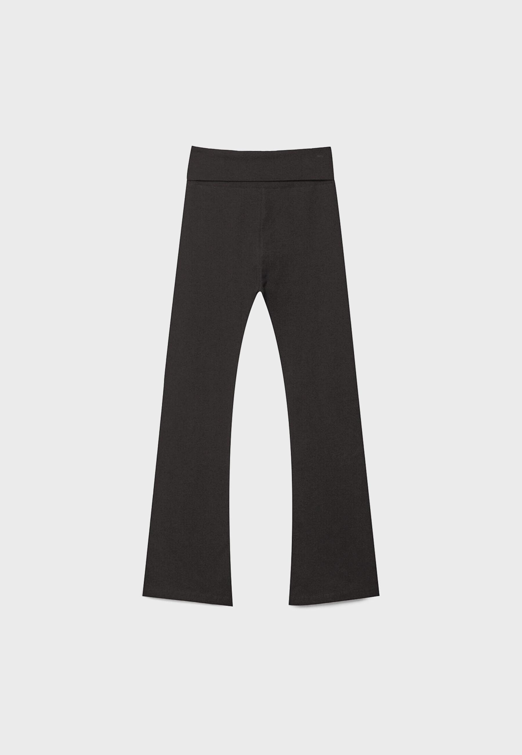 Flared leggings — Black (alternate view)