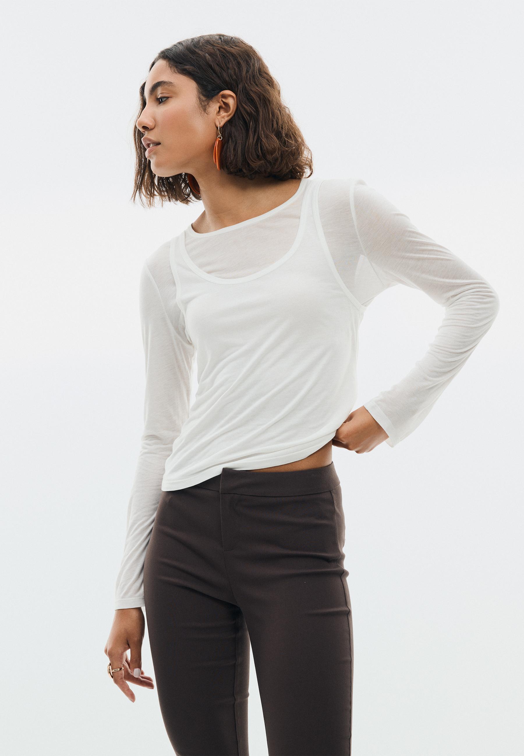 Ecocell double garment T-shirt — White