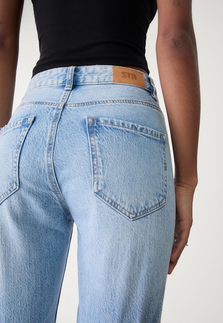 jeans straight fit regular waist comfort