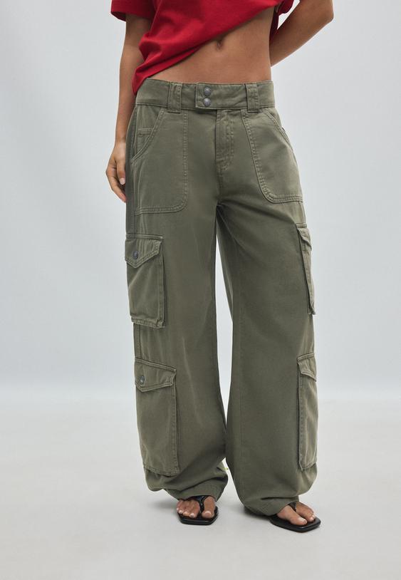pantalon straight cargo