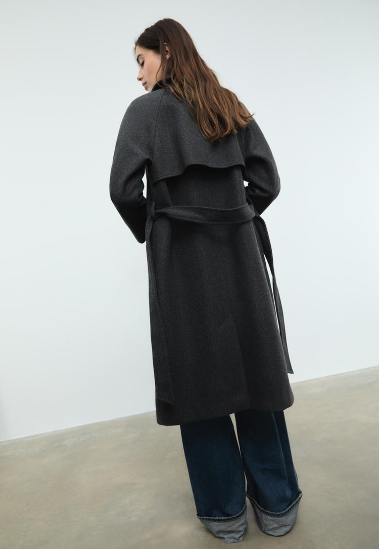 trench coat doux au toucher