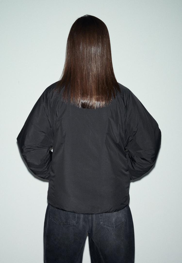 regular fit puffer jacket