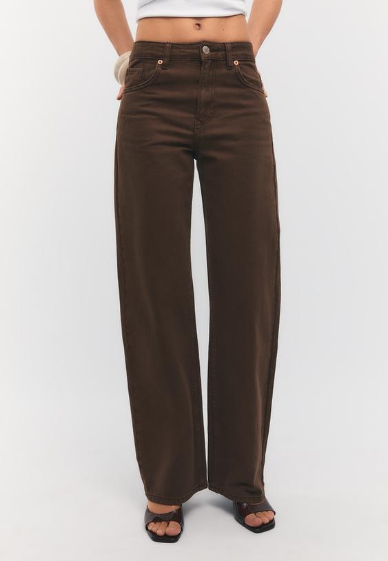 D92 Ravne Kavbojke S Širokimi Hlačnicami