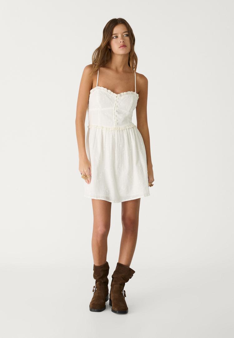 vestido fluido corto