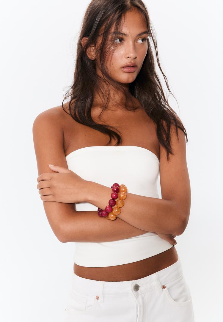 set van 2 kralenarmbanden