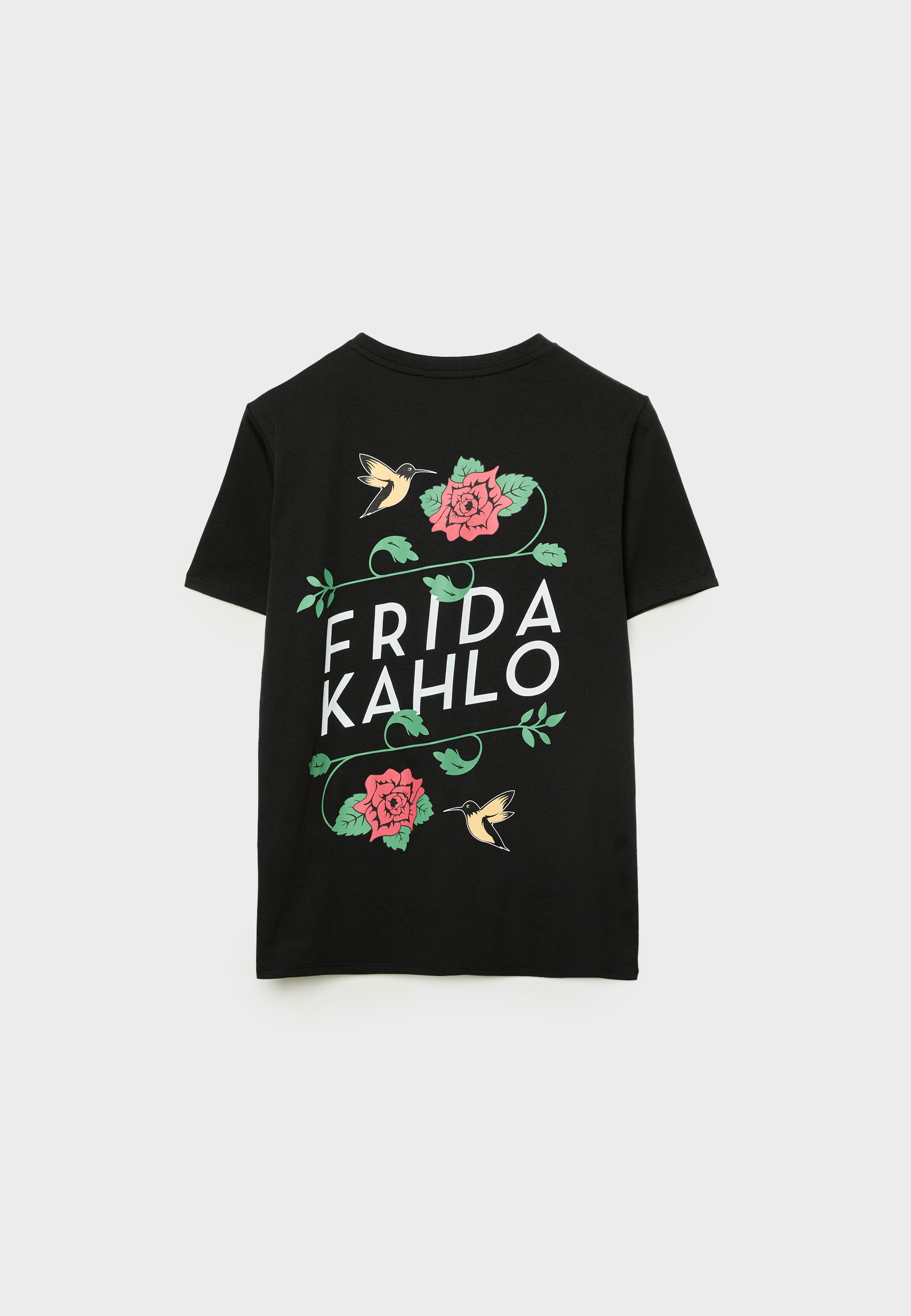 Camiseta bordada Frida Kahlo