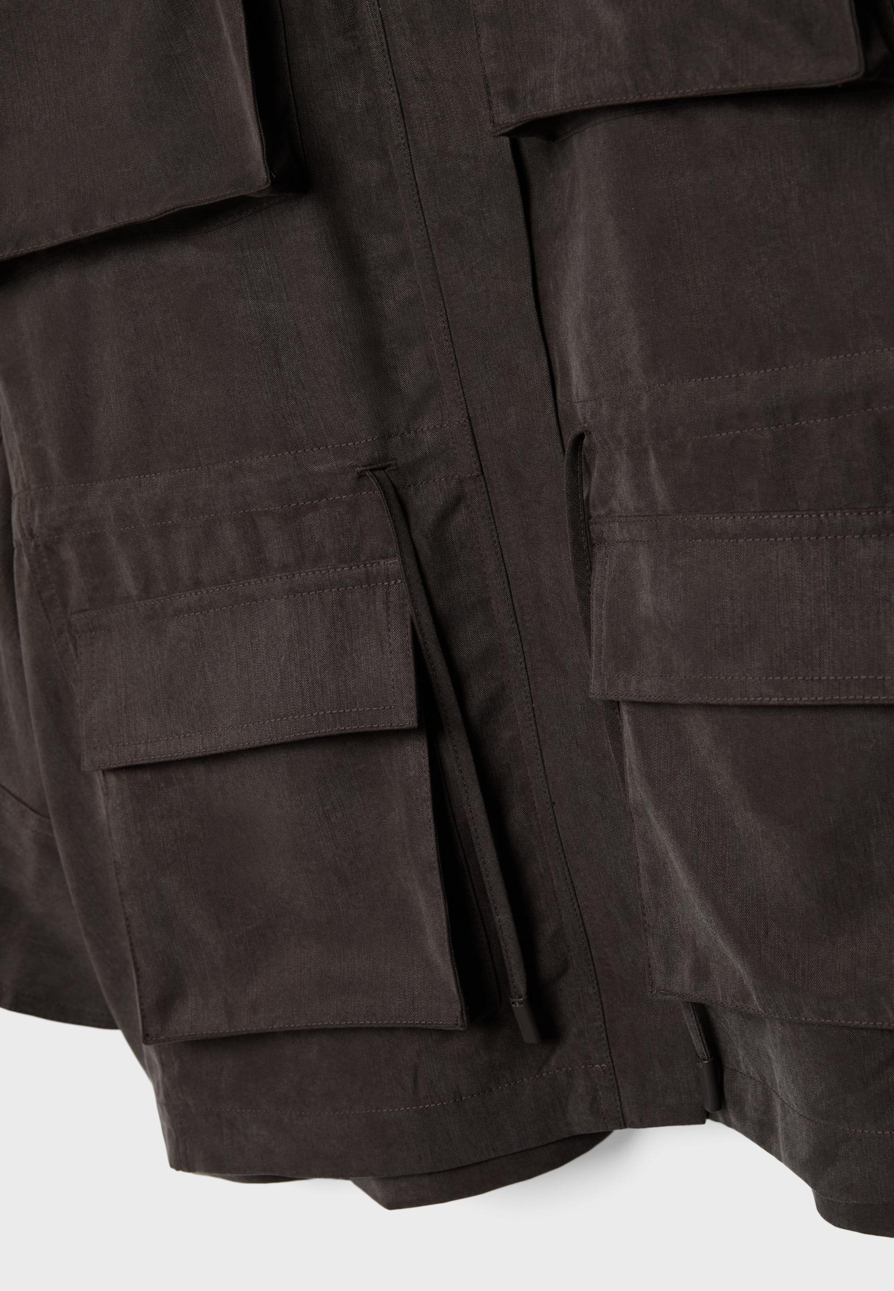 Fluid utility parka — Brown