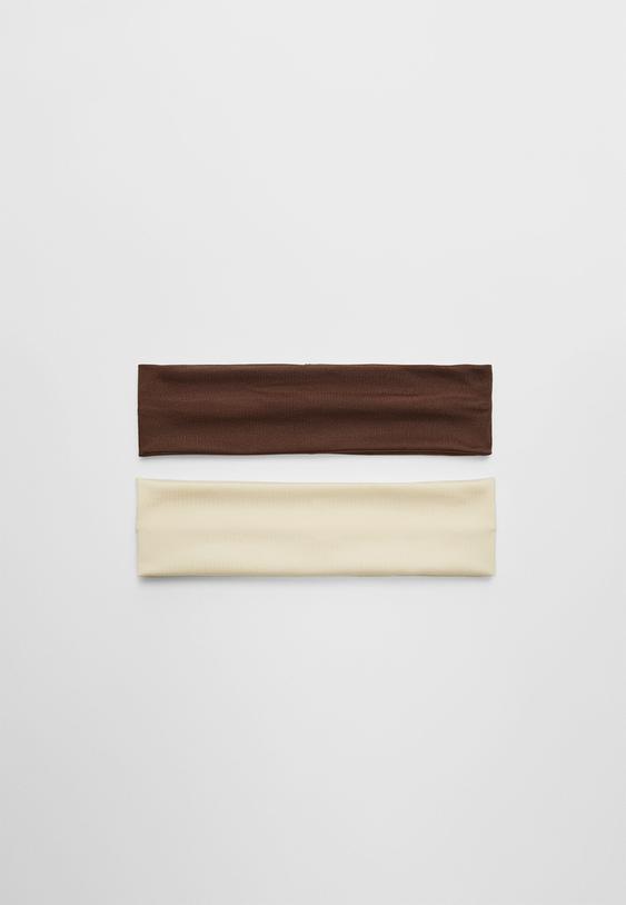 set 2 cintas pelo elasticas