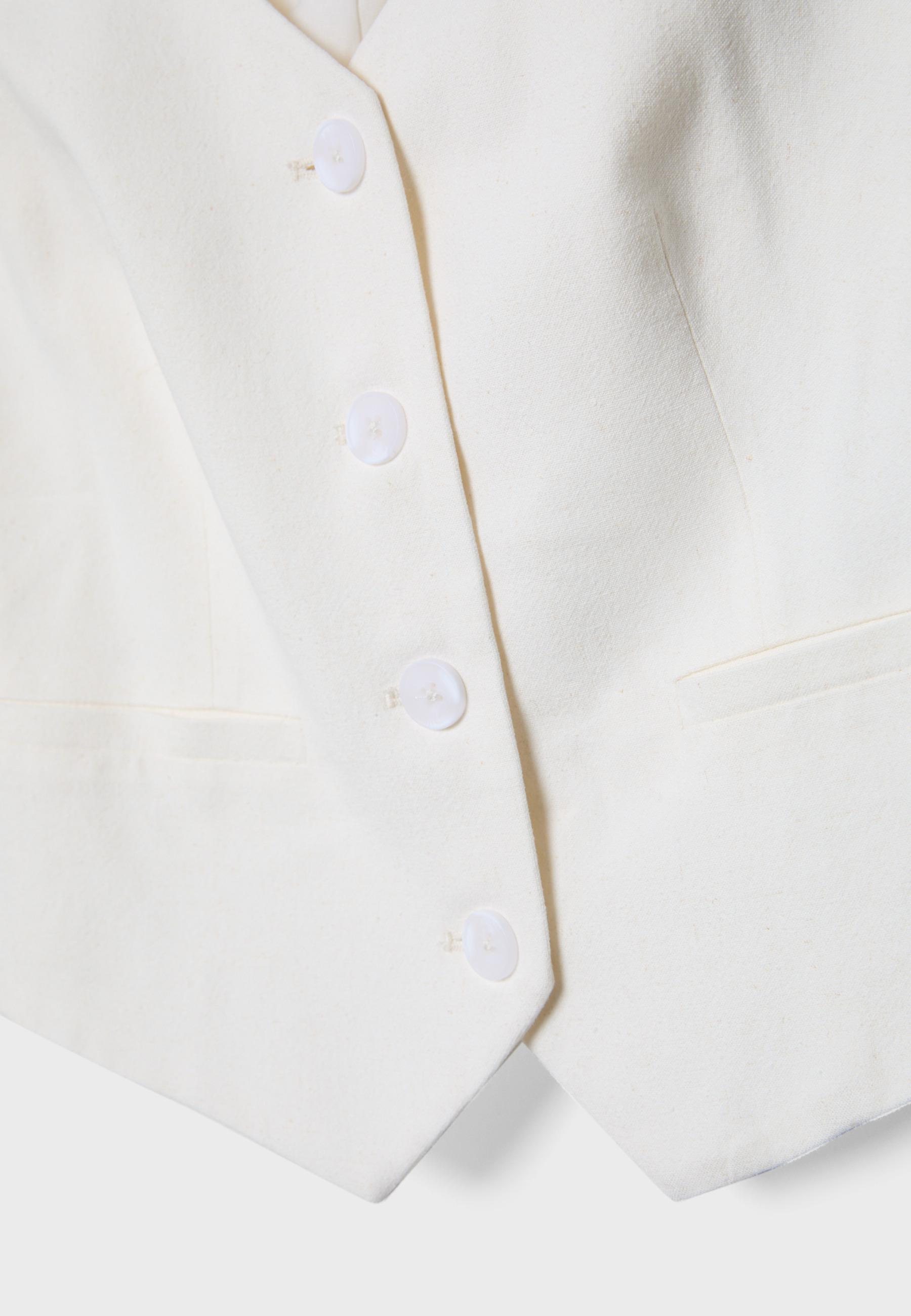 basic keten görünümlü yelek