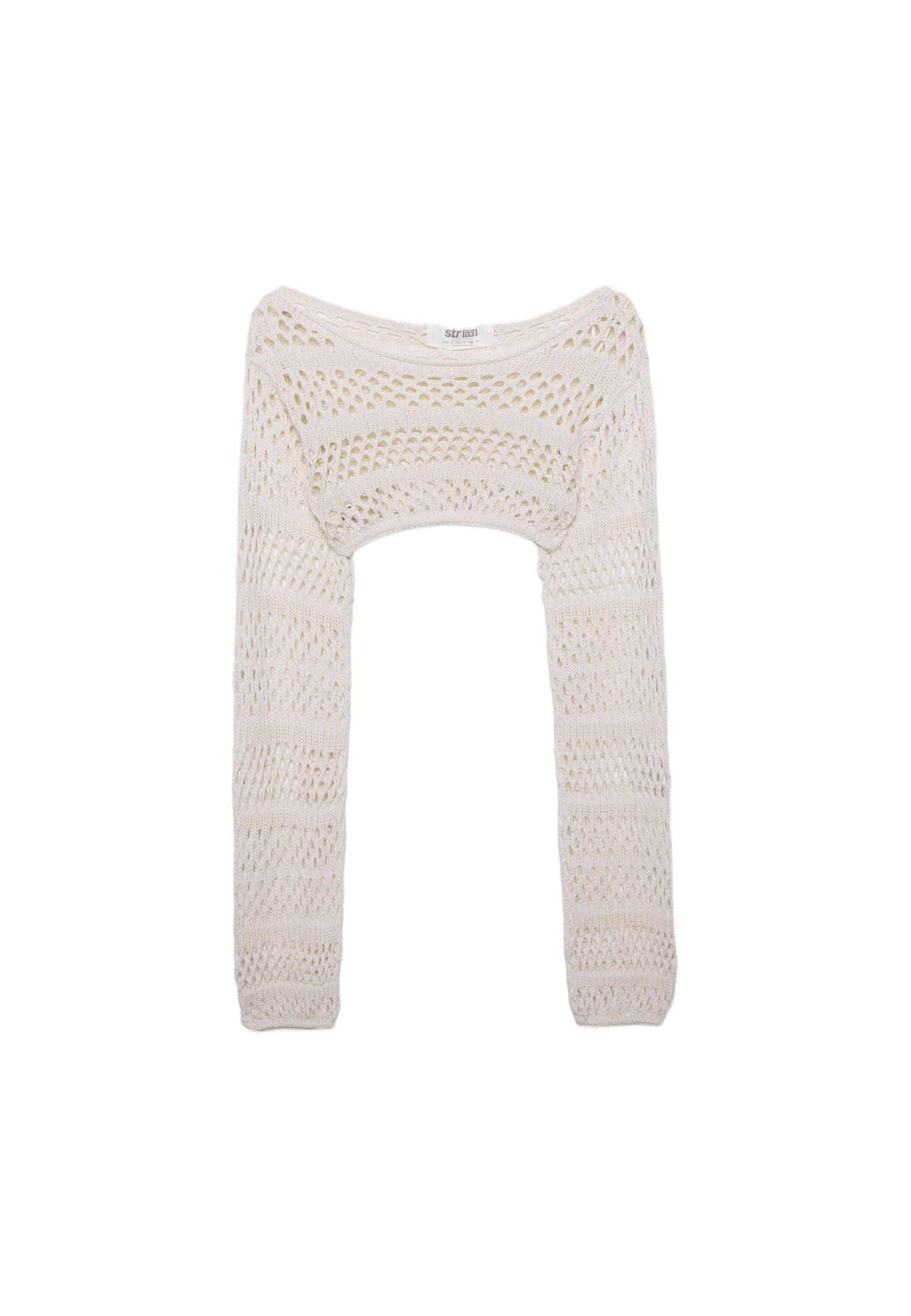 Knit bolero — Ecru